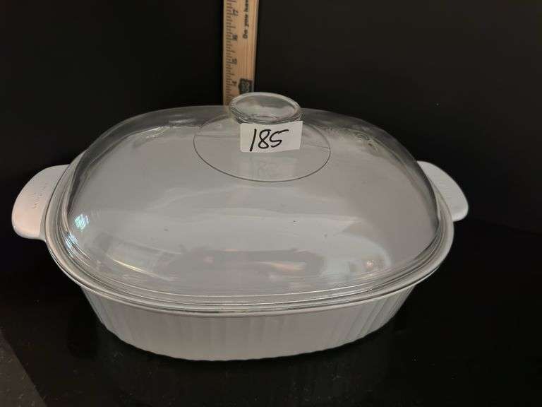 Casserole dish and trays (located in kitchen)