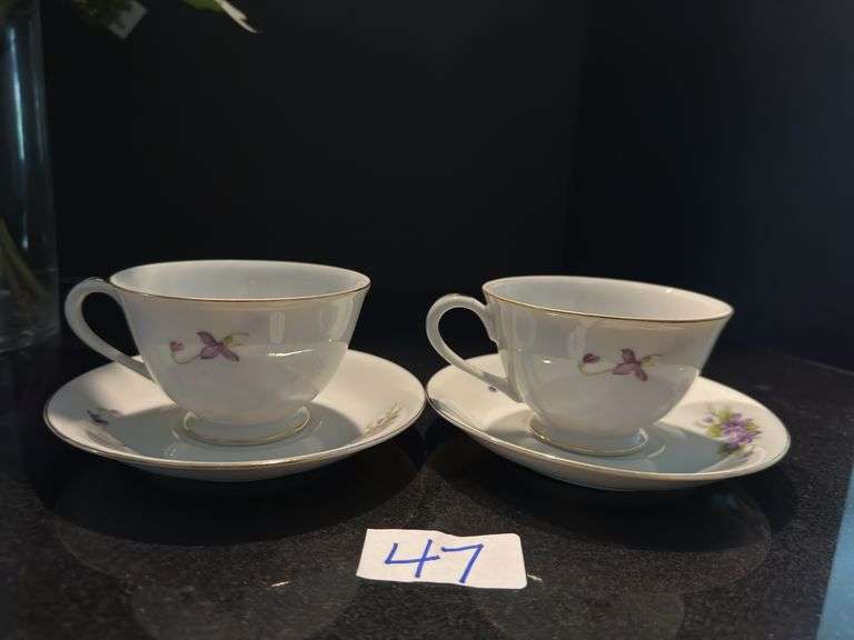Tea cups and more (located in dining room)