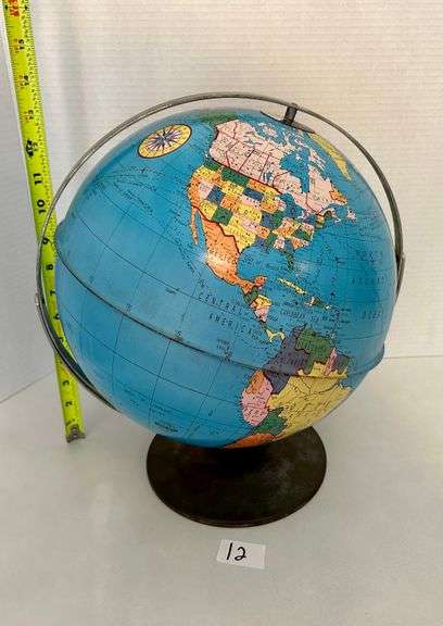 Metal Globe (Located in Upstairs Loft)
