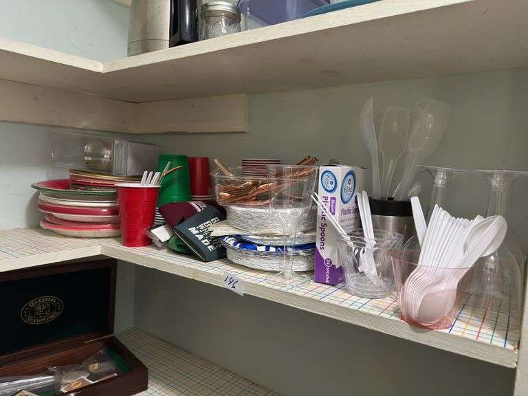 Disposable kitchen products (located in pantry)