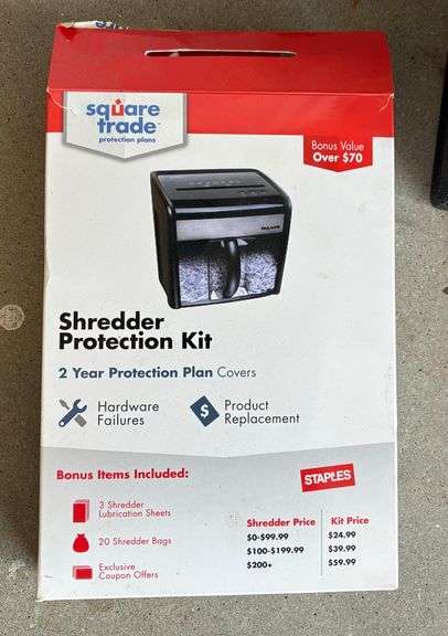 Privacy Guard Shredder with Shredder Protection Kit (Located Garage)