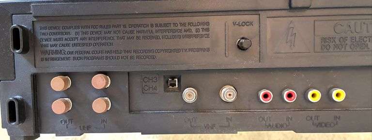 RCA VHS Player (Located Left Bedroom)