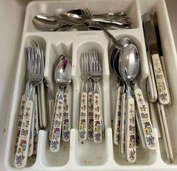Drawer of Silverware (Located in Kitchen)