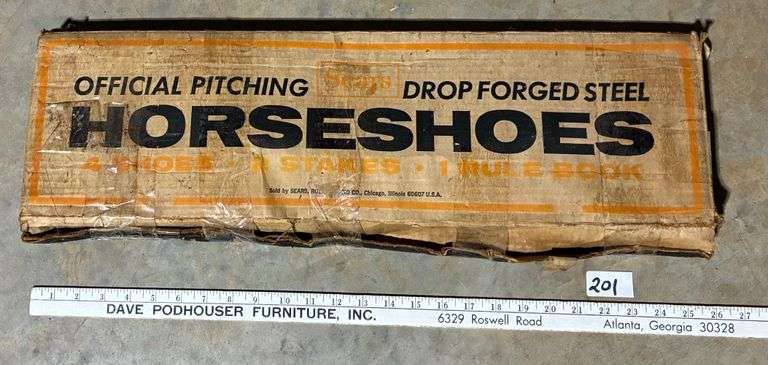 Sears Officials Pitching Horseshoes (Located Basement Section 2)