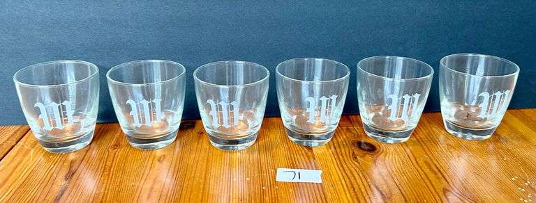 6pc Drinking Glasses (Located in Dining Room)