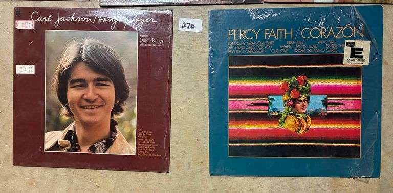 8 pc Records (Located Basement Section 1)