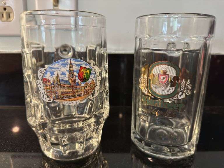 Beer steins (located in kitchen)