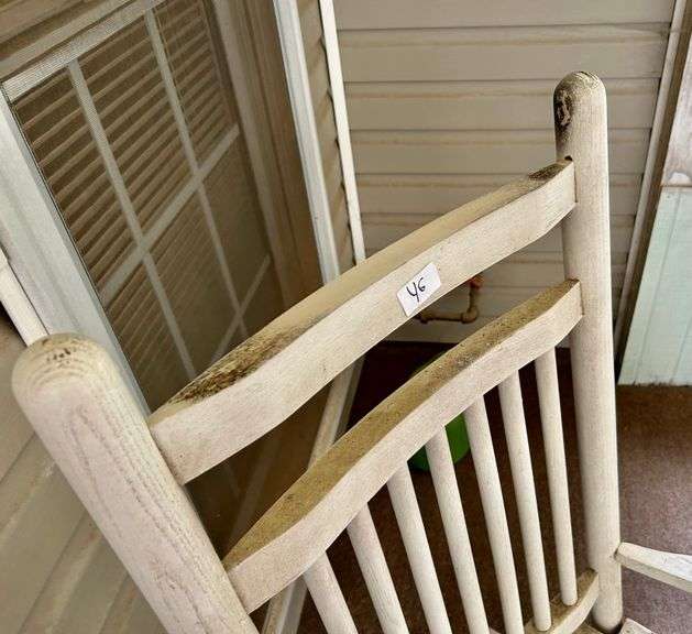 White Rocking Chair (Located Back Patio)
