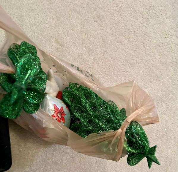 3pc Containers of Christmas Items (Located in Bedroom to the Right)