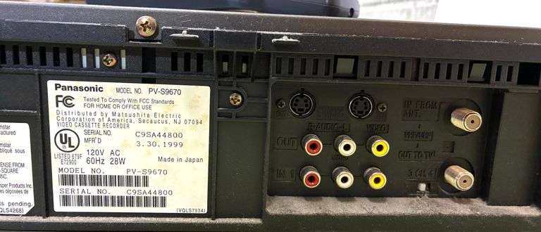 Panasonic DVD Player with Remote (Located Basement Section 3)