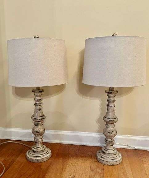 2pc Lamps 29 3/4” Tall (Located in Living Room)