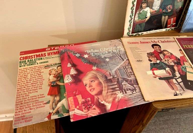 8pc Christmas Records (Located in Bedroom to the Left)