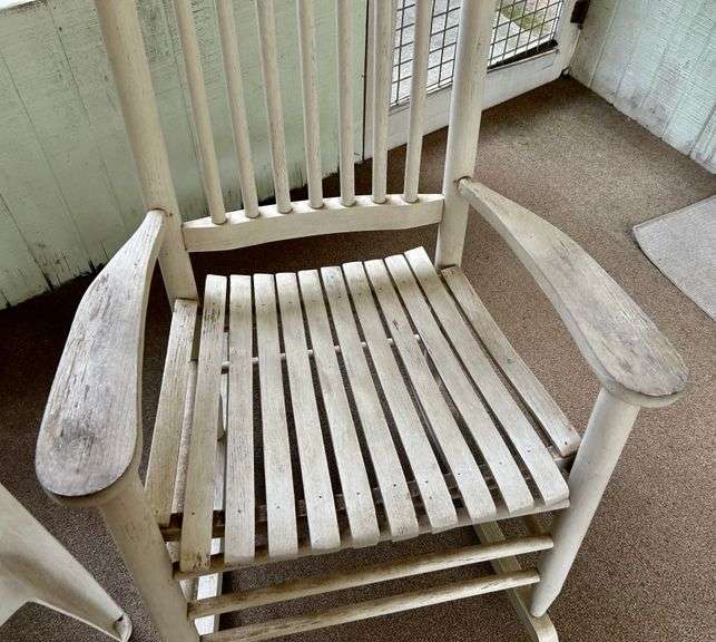 White Rocking Chair (Located Back Patio)