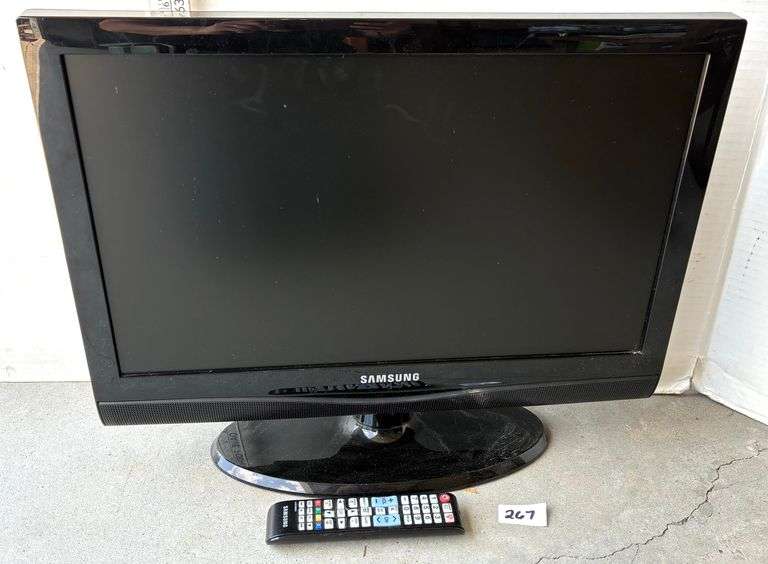 Samsung TV/Monitor, 21 1/2”  (Located Garage)