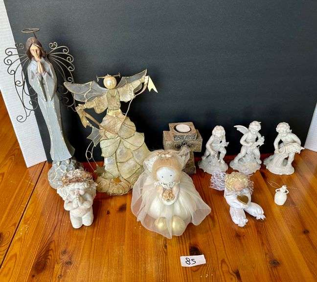 10pc Angel Figurines and More (Located in Living Room)