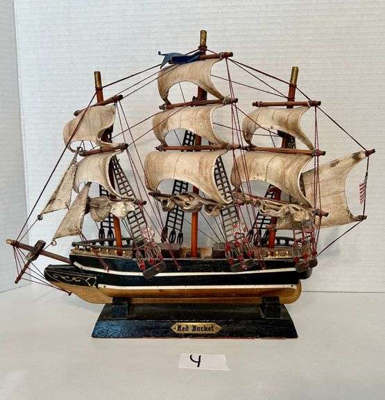 Small Wooden Display Ship (Located in Upstairs Loft)