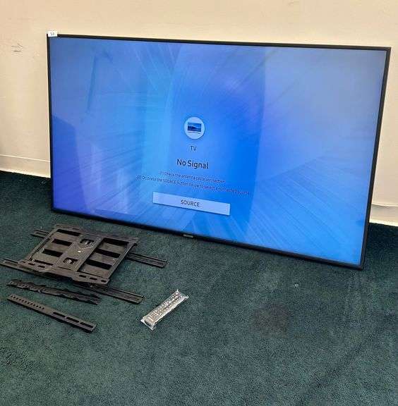65” Samsung TV with Remote and Wall Mount