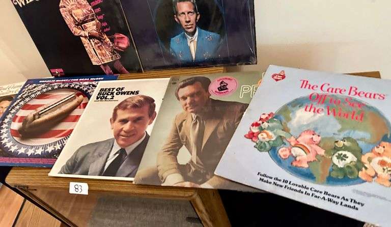 7pc Misc Records (Located in Bedroom to the Left)