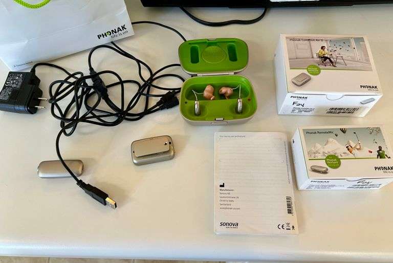 Phonak Hearing Aids (Located in Kitchen)