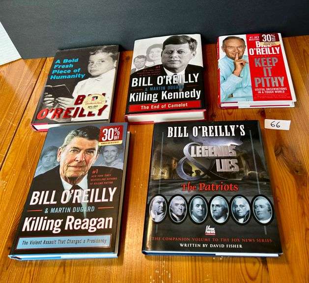 5pc Bill O’Reilly Books (Located in Bedroom to the Right)