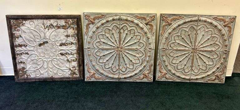3pc Metal Wall Decor