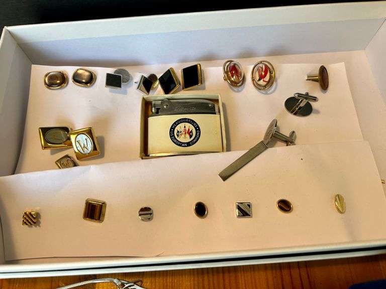 Jewelry Lot of Pins, Money Clips and More
