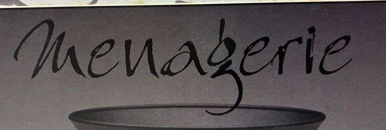 Menagerie 10” Classic Glass Urn Matte Black (Located Basement Water Heater Room)