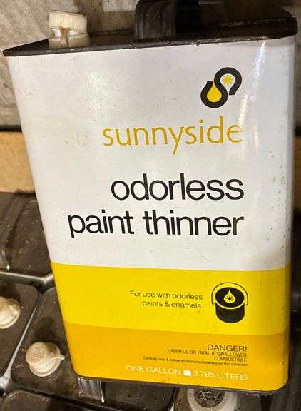 11 cans of Odorless Paint Thinner (Not all Cans are Full) (Located Section 3)