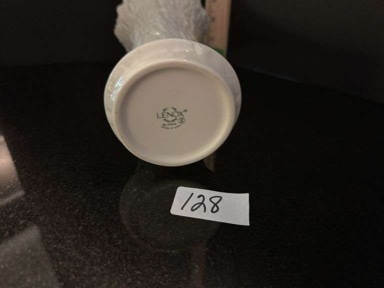 Lenox vase, bell and swan (located in dining room)