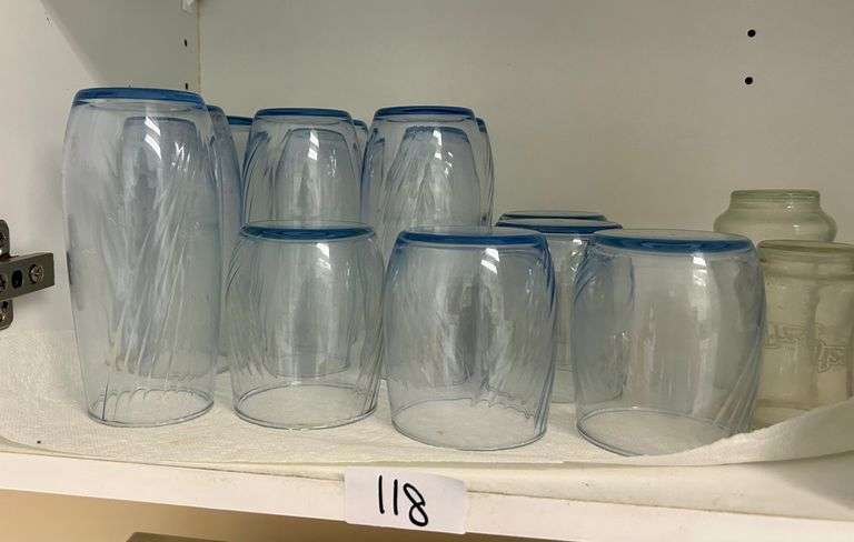12pc Drinking Glasses (Located in Kitchen)