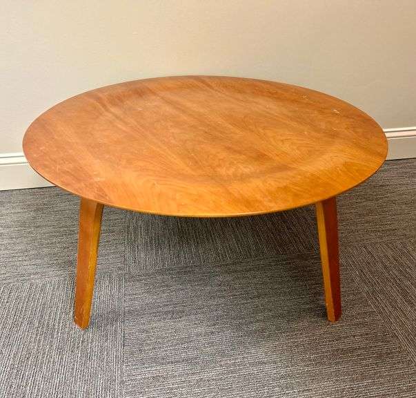 Eames Curved Plywood Table 15 1/4”x34”