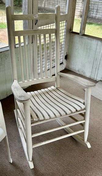 White Rocking Chair (Located Back Patio)