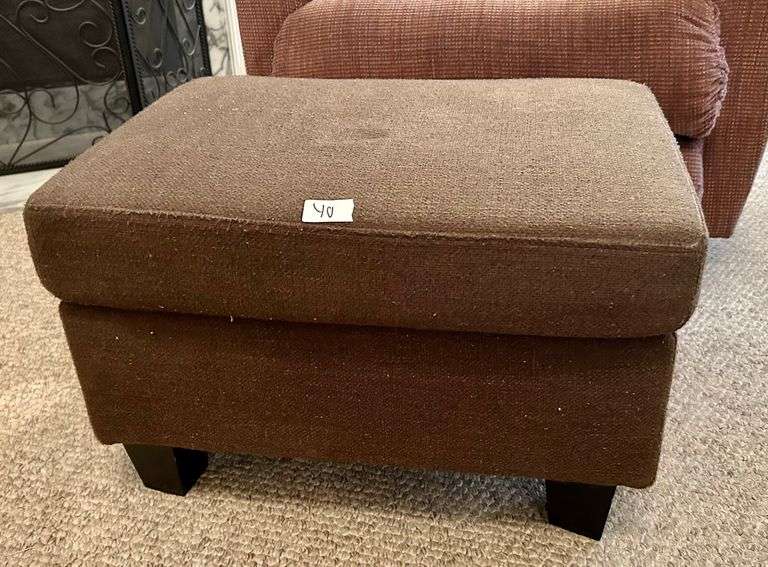 Ottoman 15”x23.5” (Located in Living Room)