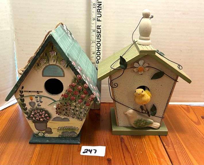 2 pc Decorative Bird House (Located Living Room)