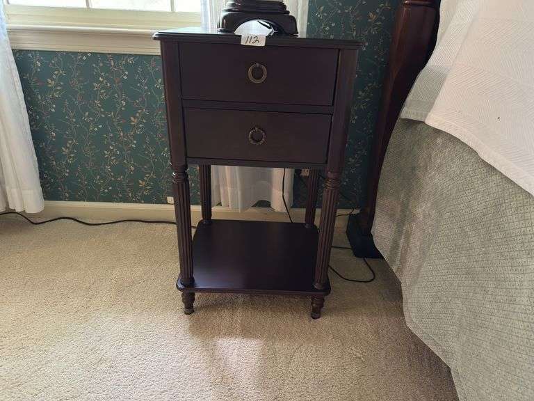 Side Table, 2-drawer, 17"x15"28.5"tall(located in master bedroom)