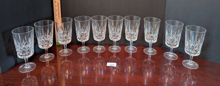 10 pc. Gorham ice tea glasses (located in dining room)