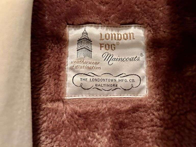 London Fog Coat (Located in Hallway Closet)