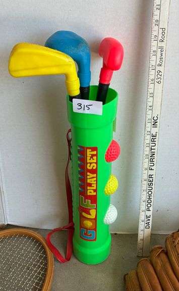Bat Bag, Baseball Mitt, Children’s Golf and More (Located Garage)