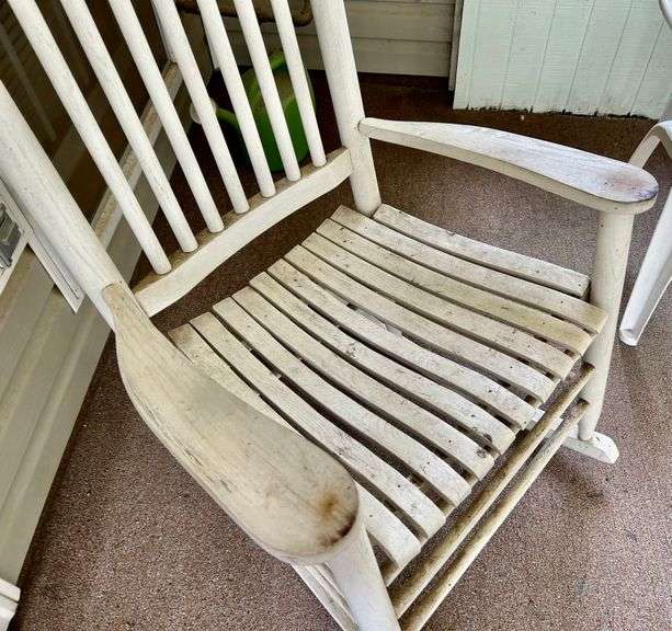 White Rocking Chair (Located Back Patio)