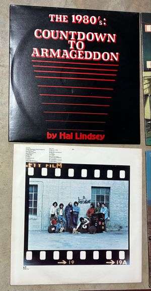 8 pc Records (Located Basement Section 1)