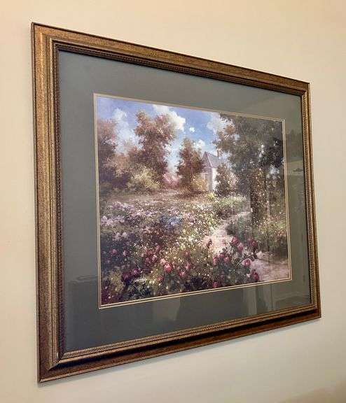 Framed Signed Art 34”x40” (Located in Front Door)
