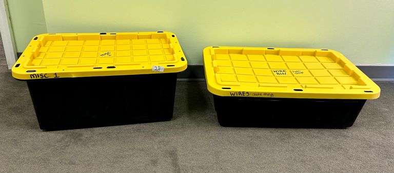 2pc Plastic Bins
