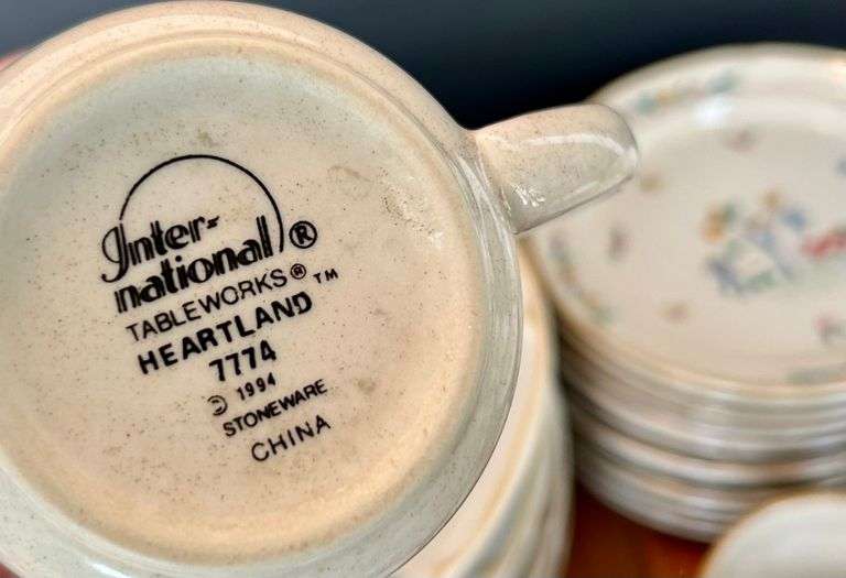 48pc Inter-National Tableworks Heartland Dishes (Located in Kitchen)