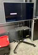42” LG TV with Rolling Cart