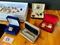 Jewelry Lot of Pins, Money Clips and More