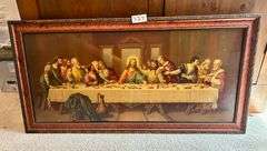 The Last Supper Wall Decor 17 1/8”x33 5/8”(Located in Bedroom to the Right)