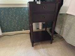 Side Table, 2-drawer, 17"x15"28.5"tall(located in master bedroom)