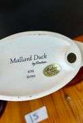 2pc Mallard Duck Andrea by Sadek & Giuseppe Armani "Ducks on a Pond" Porcelain Figurine (Located in 