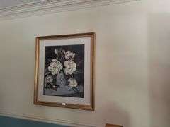 Magnolia Flowers. Barbara Shipman, 33"x37.5" tall (located in dining room)