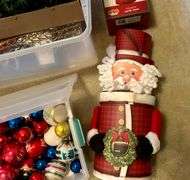 3pc Containers of Christmas Items (Located in Bedroom to the Right)